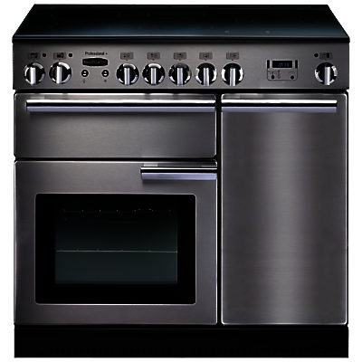 Rangemaster Professional + 90 Induction Hob Range Cooker Stainless Steel